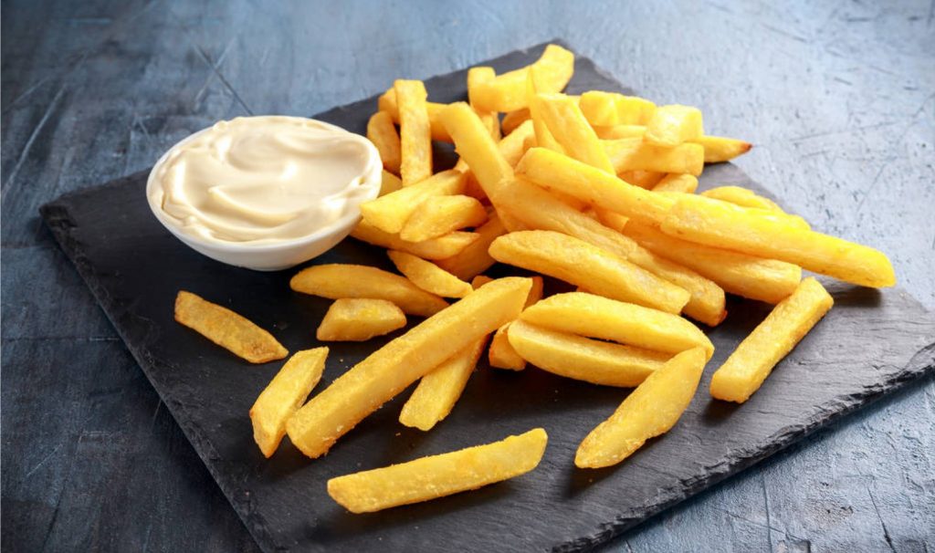Friet met zelfgemaakte mayonaise
