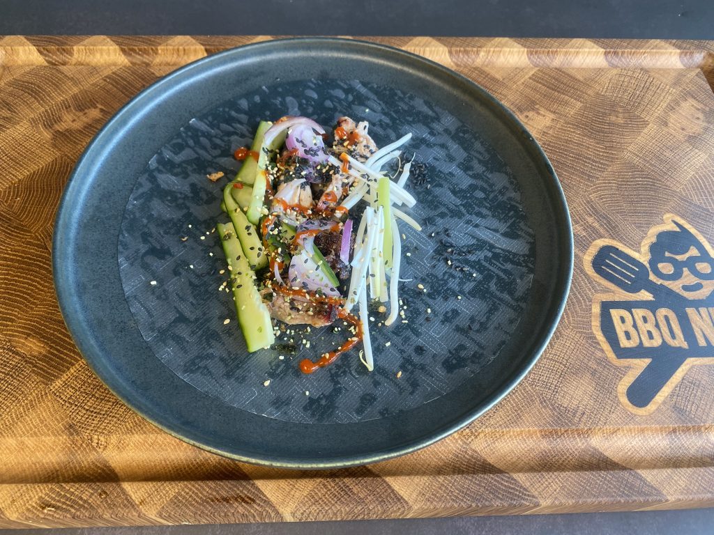 Spring rolls bbq nerds style 1