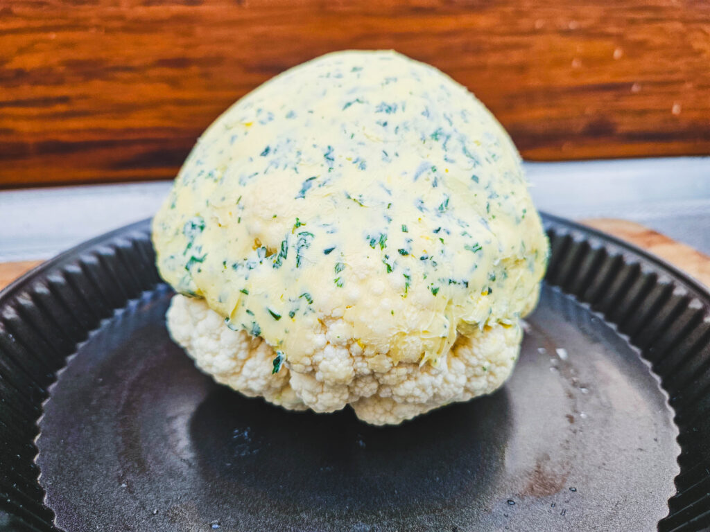 Bloemkool Ingesmeerd Met Kruidenboter