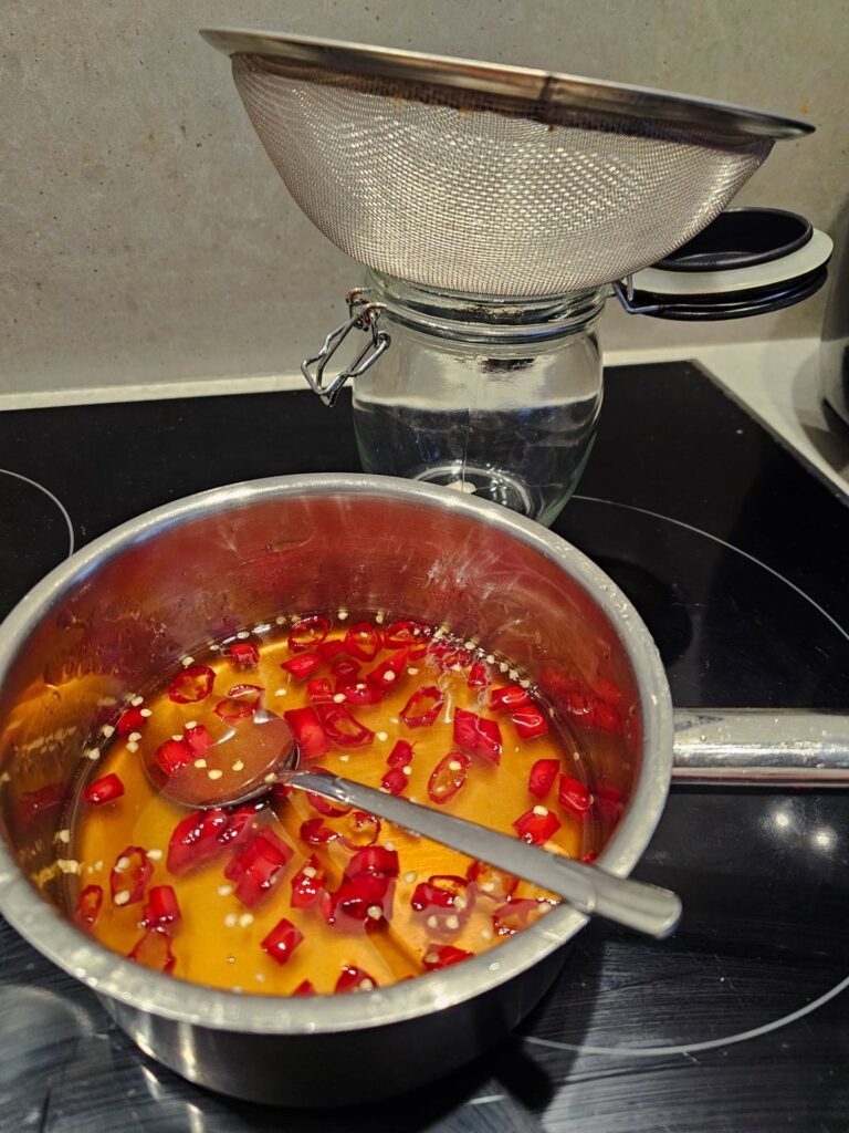 Hot honey bereiding 2